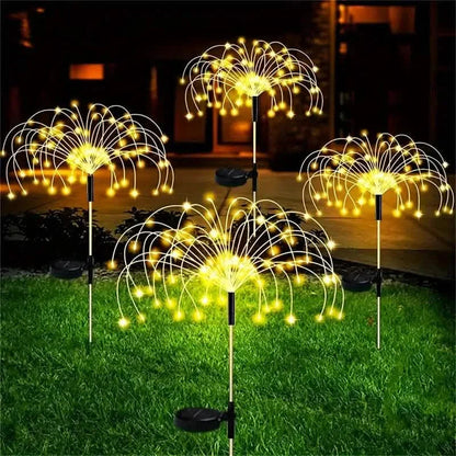 Solar-Powered Garden Lights with 60 LED and 8 Lighting Modes DailySale