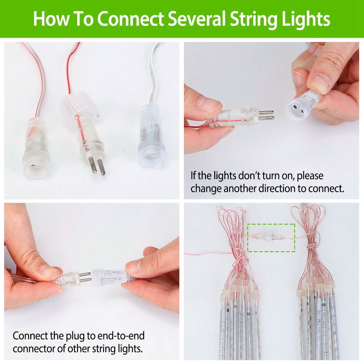 Solar Powered Meteor Shower String Light DailySale