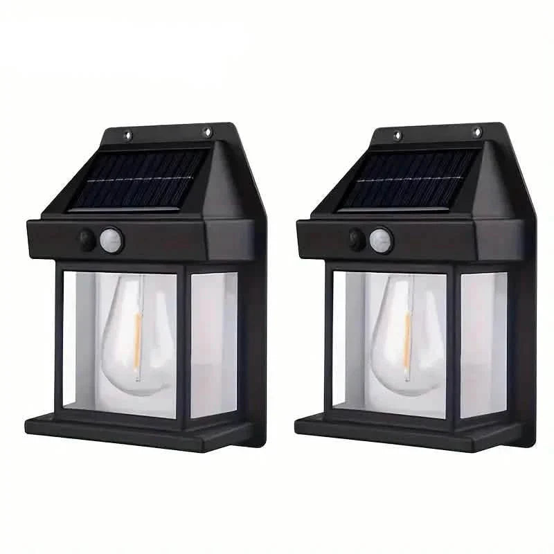 Solar-Powered Motion-Sensor Outdoor Wall Light DailySale