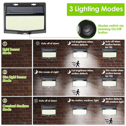Solar Powered Outdoor Wall Lights DailySale