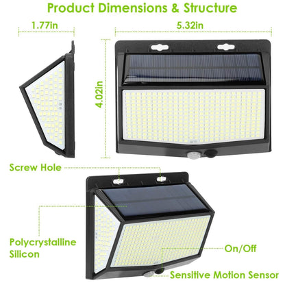 Solar Powered Outdoor Wall Lights DailySale