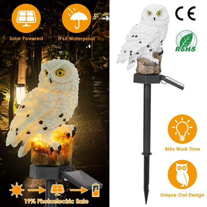 Solar Powered Owl Garden Light IP65 Waterproof DailySale