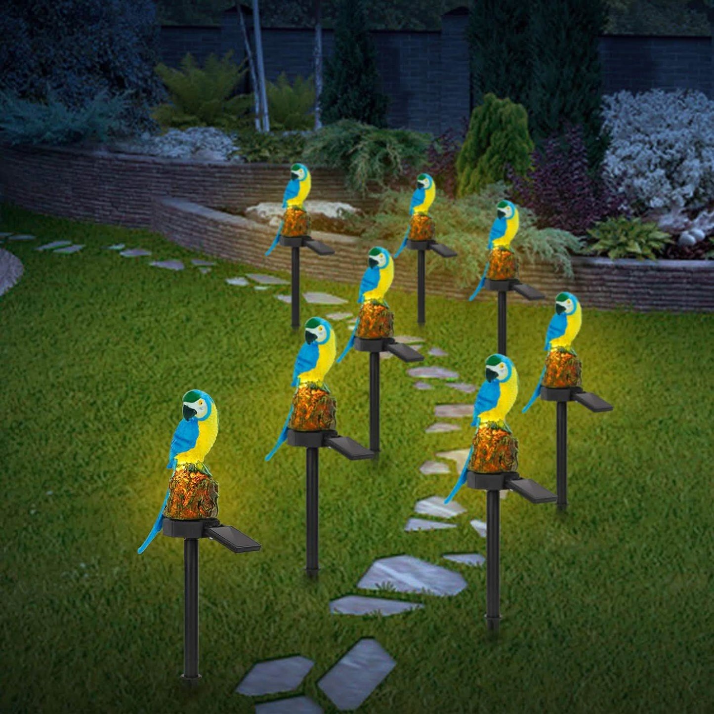 Solar Powered Parrot Garden Light IP65 Waterproof LED DailySale