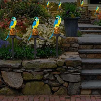 Solar Powered Parrot Garden Light IP65 Waterproof LED DailySale