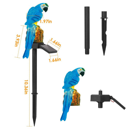 Solar Powered Parrot Garden Light IP65 Waterproof LED DailySale