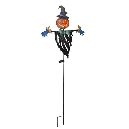 Solar Powered Scarecrow Shape Stake Light Halloween Decoration DailySale