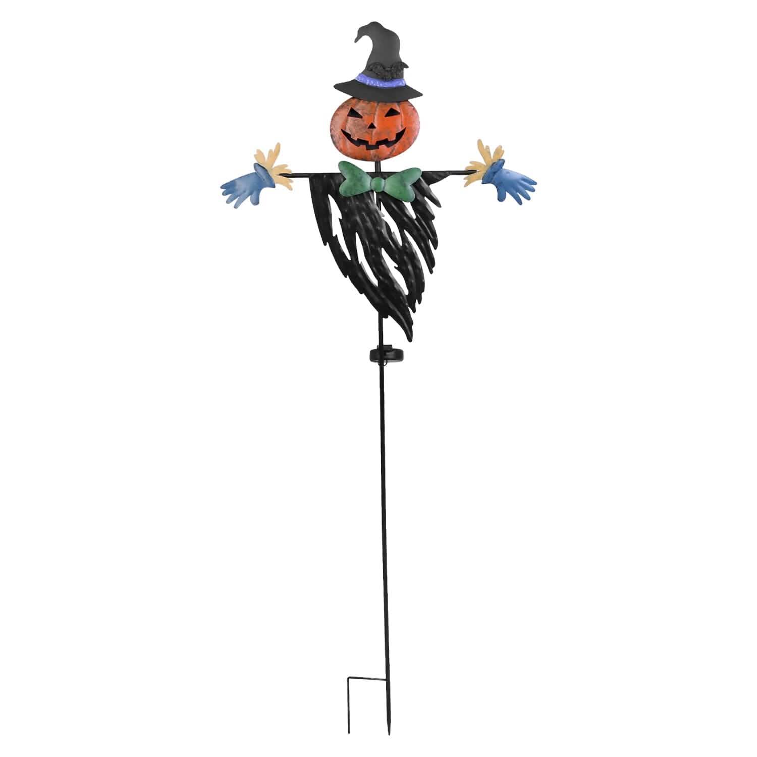 Solar Powered Scarecrow Shape Stake Light Halloween Decoration DailySale