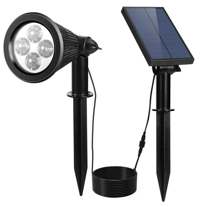 Solar Powered Spotlight Outdoor Garden Lamp Waterproof DailySale