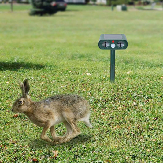 Solar Powered Ultrasonic Animal Repeller DailySale