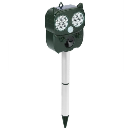 Solar Powered Ultrasonic Animal Repeller PIR Motion Sensor DailySale