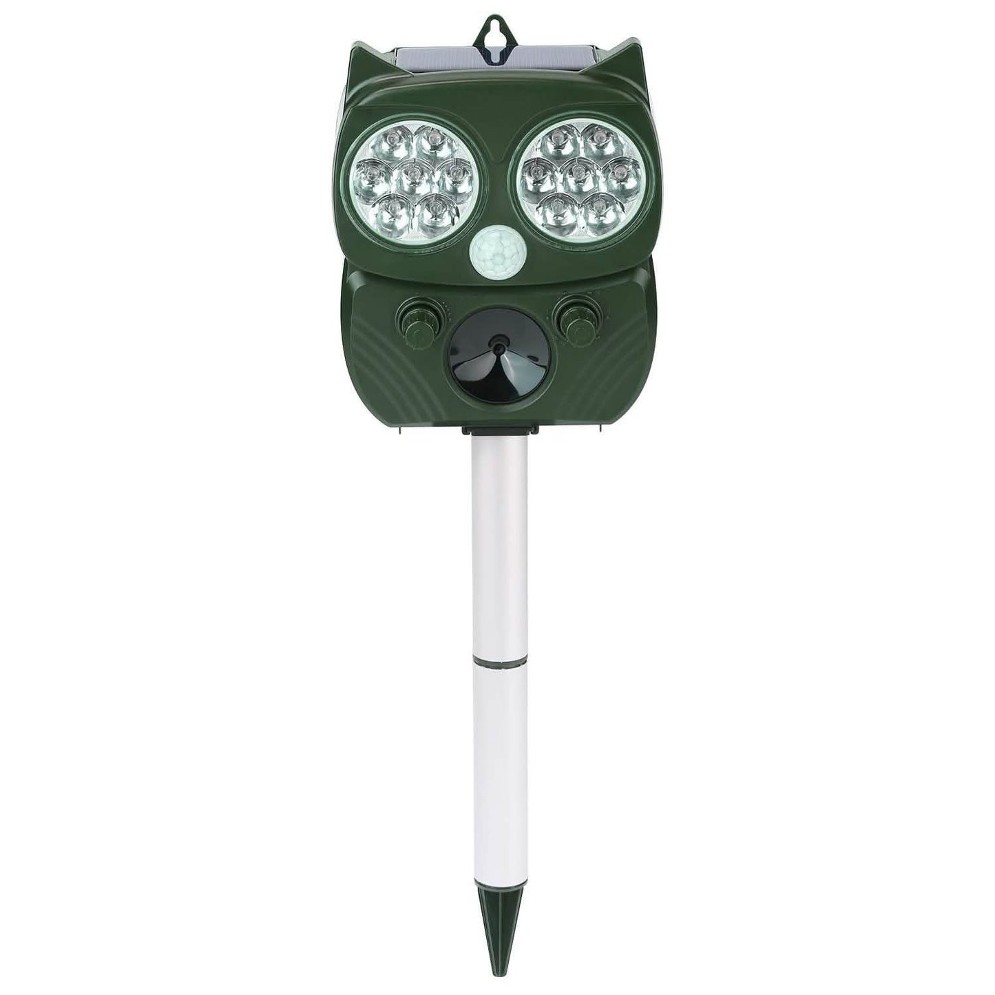 Solar Powered Ultrasonic Animal Repeller PIR Motion Sensor DailySale