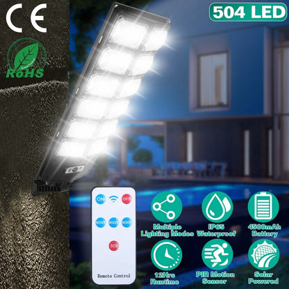 Solar Powered Wall Light Beads PIR Motion Sensor DailySale