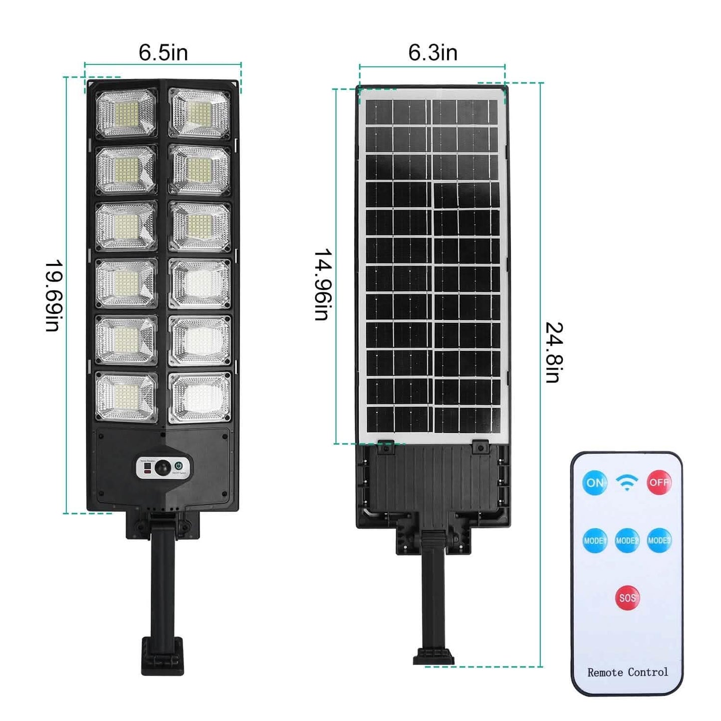 Solar Powered Wall Light Beads PIR Motion Sensor DailySale