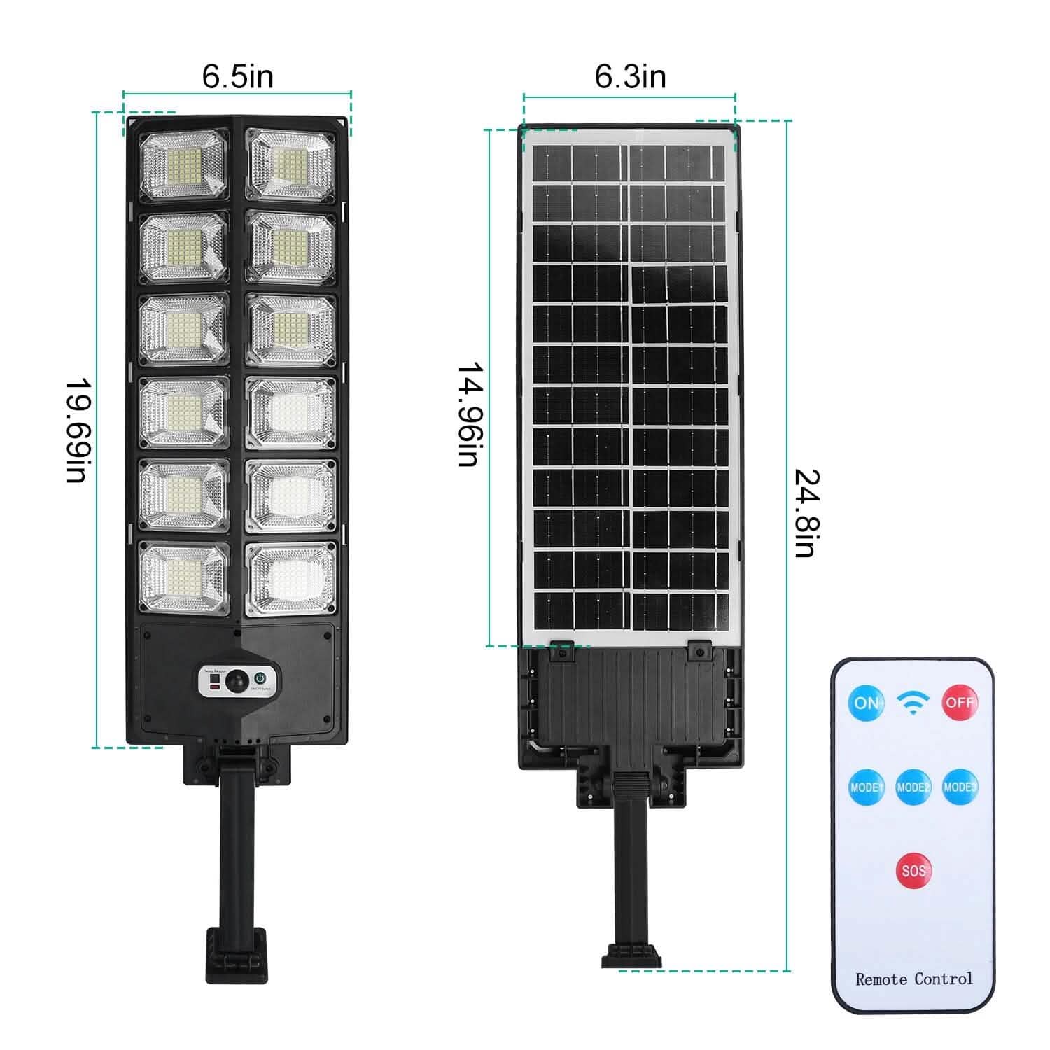 Solar Powered Wall Light Beads PIR Motion Sensor DailySale