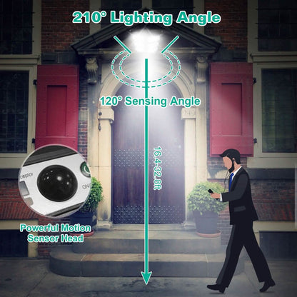 Solar Powered Wall Light Beads PIR Motion Sensor DailySale