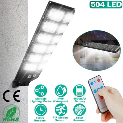 Solar Powered Wall Light Beads PIR Motion Sensor DailySale