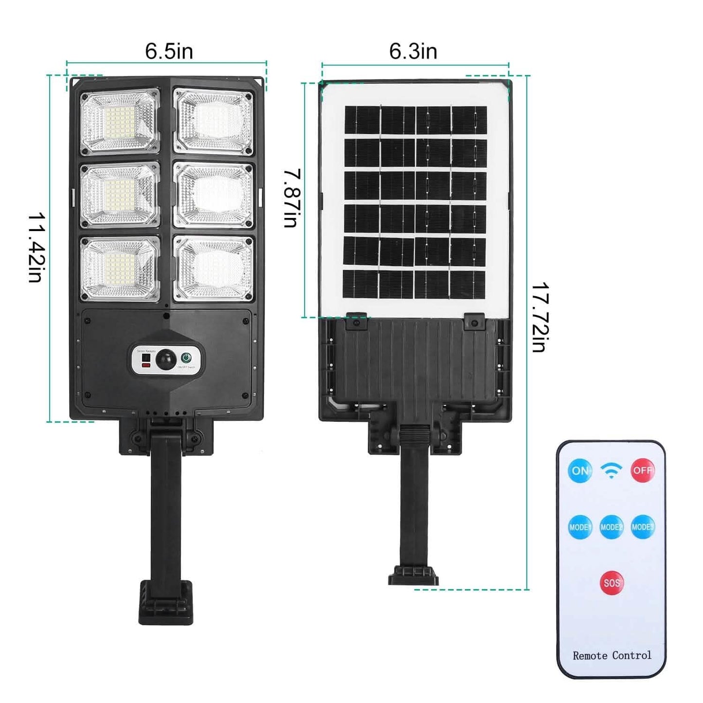 Solar Powered Wall Light Beads PIR Motion Sensor DailySale