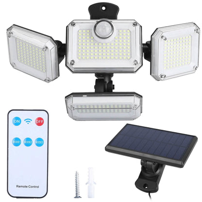 Solar Powered Wall Lights Outdoor Motion Sensor Lamps DailySale