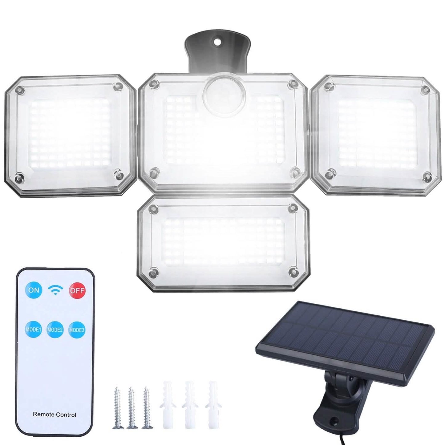 Solar Powered Wall Lights Outdoor Motion Sensor Lamps DailySale