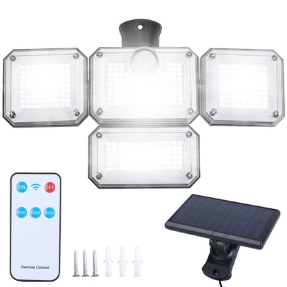 Solar Powered Wall Lights Outdoor Motion Sensor Lamps DailySale