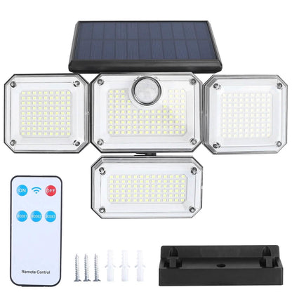 Solar Powered Wall Lights Outdoor Motion Sensor Lamps DailySale