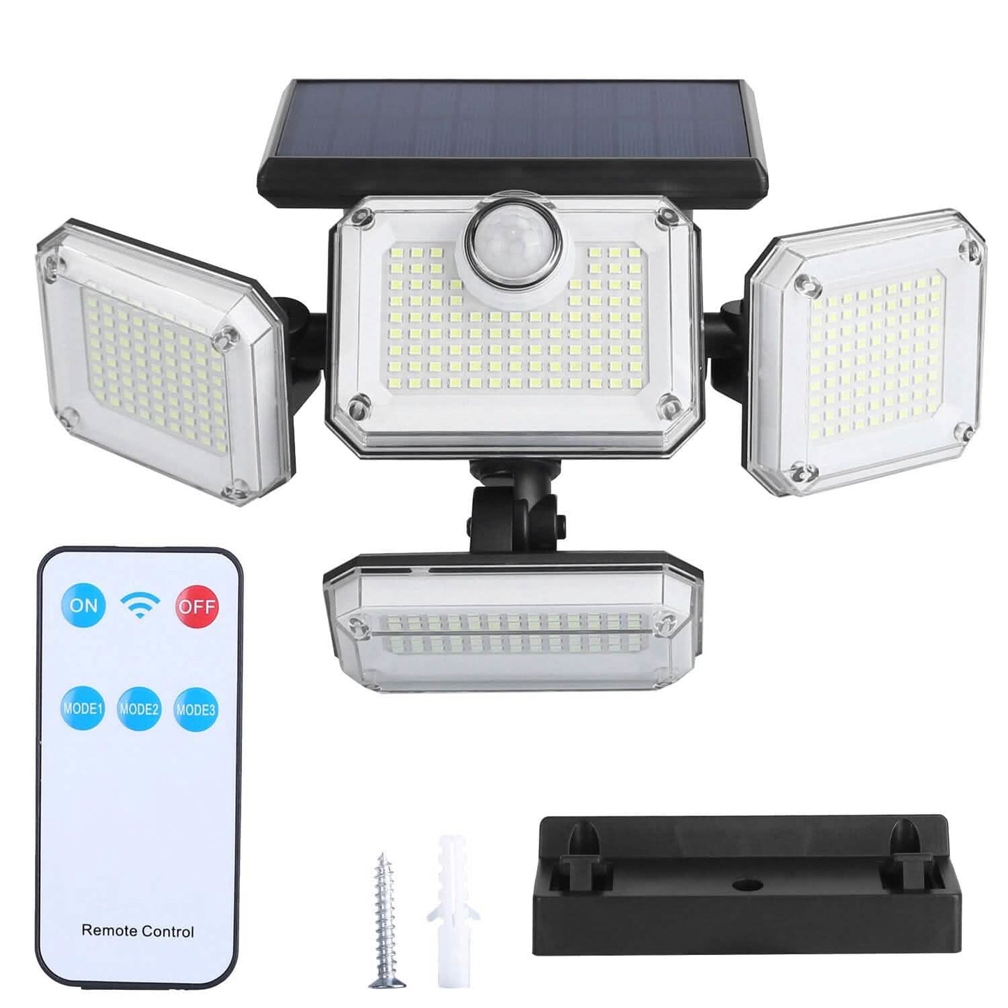 Solar Powered Wall Lights Outdoor Motion Sensor Lamps DailySale