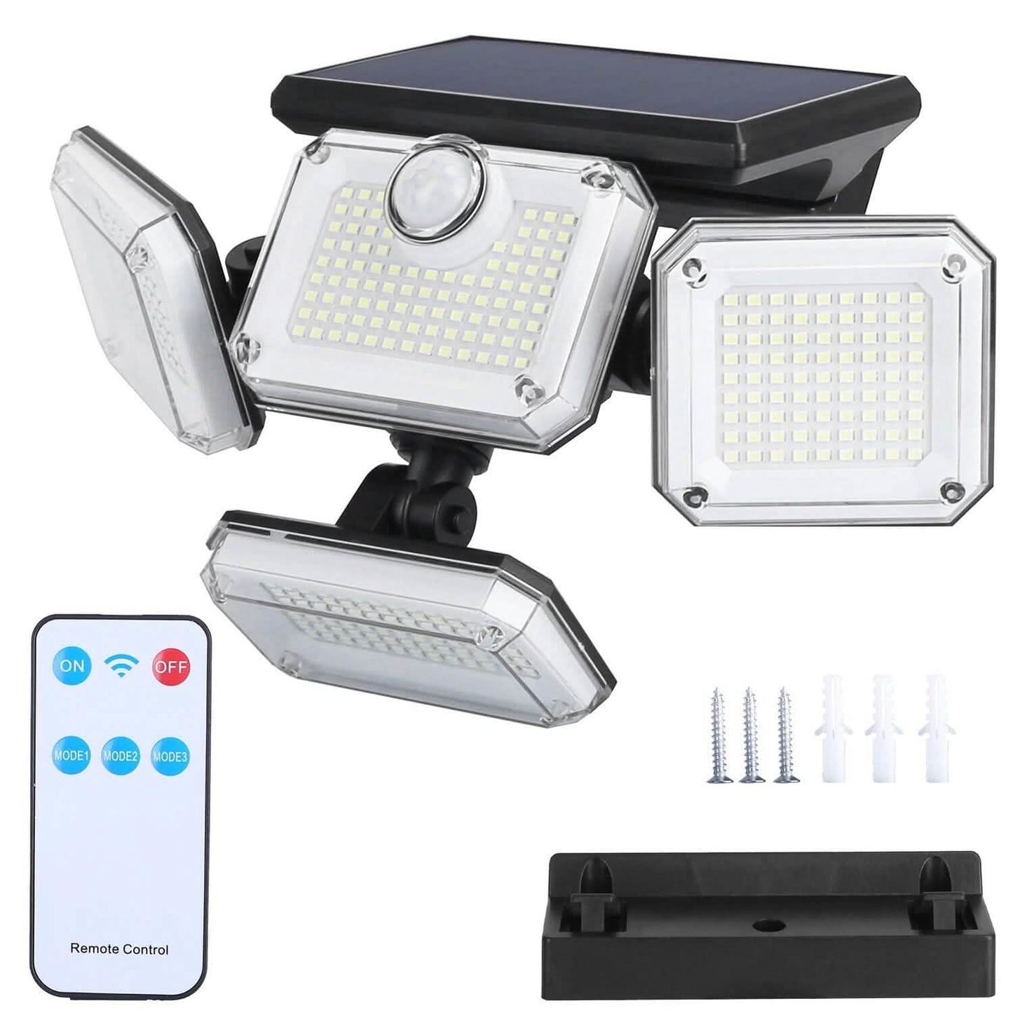 Solar Powered Wall Lights Outdoor Motion Sensor Lamps DailySale
