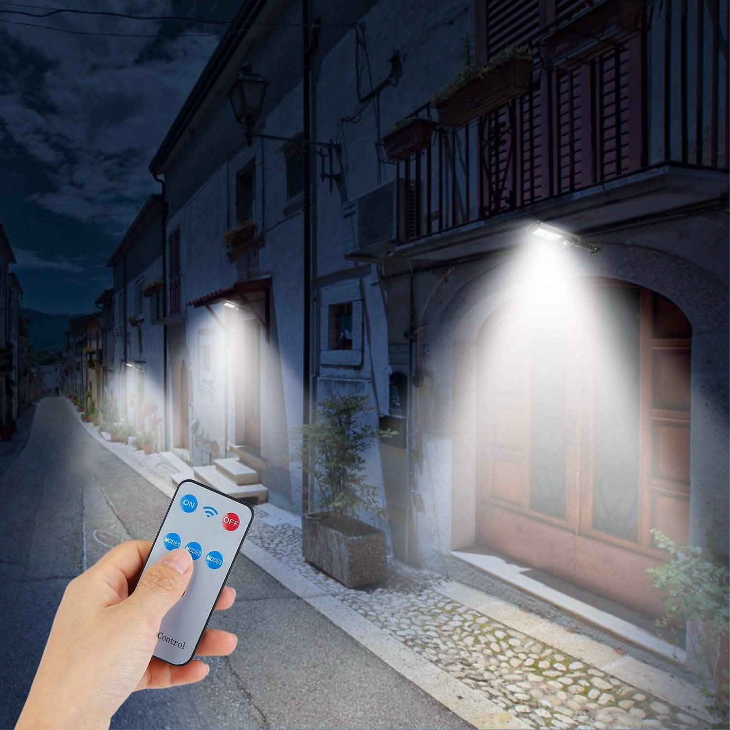 Solar Powered Wall Outdoor Lights DailySale