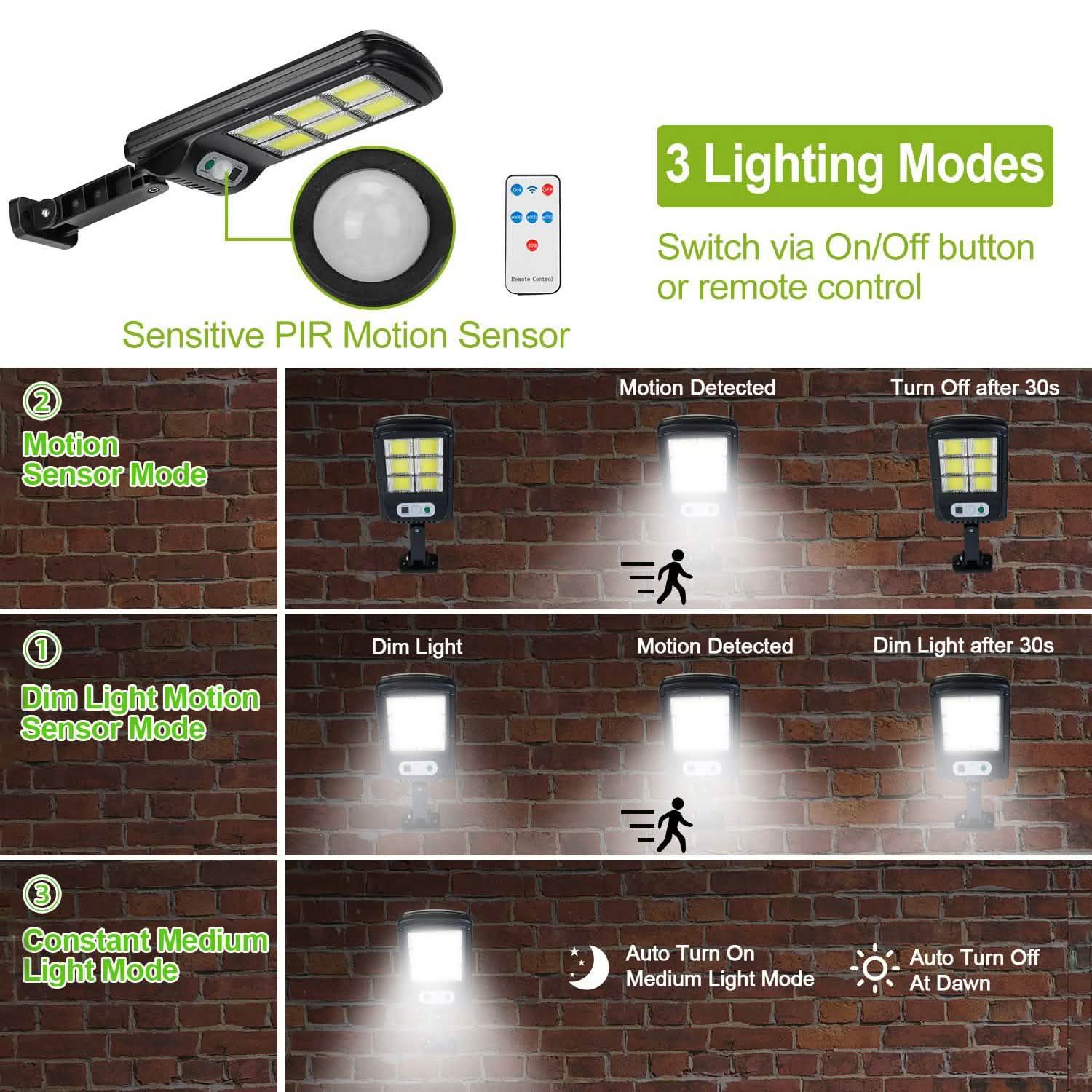 Solar Powered Wall Outdoor Lights DailySale