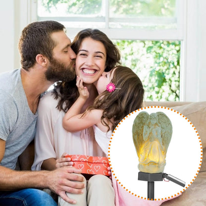 Solar Praying Angle Statue Garden Light DailySale