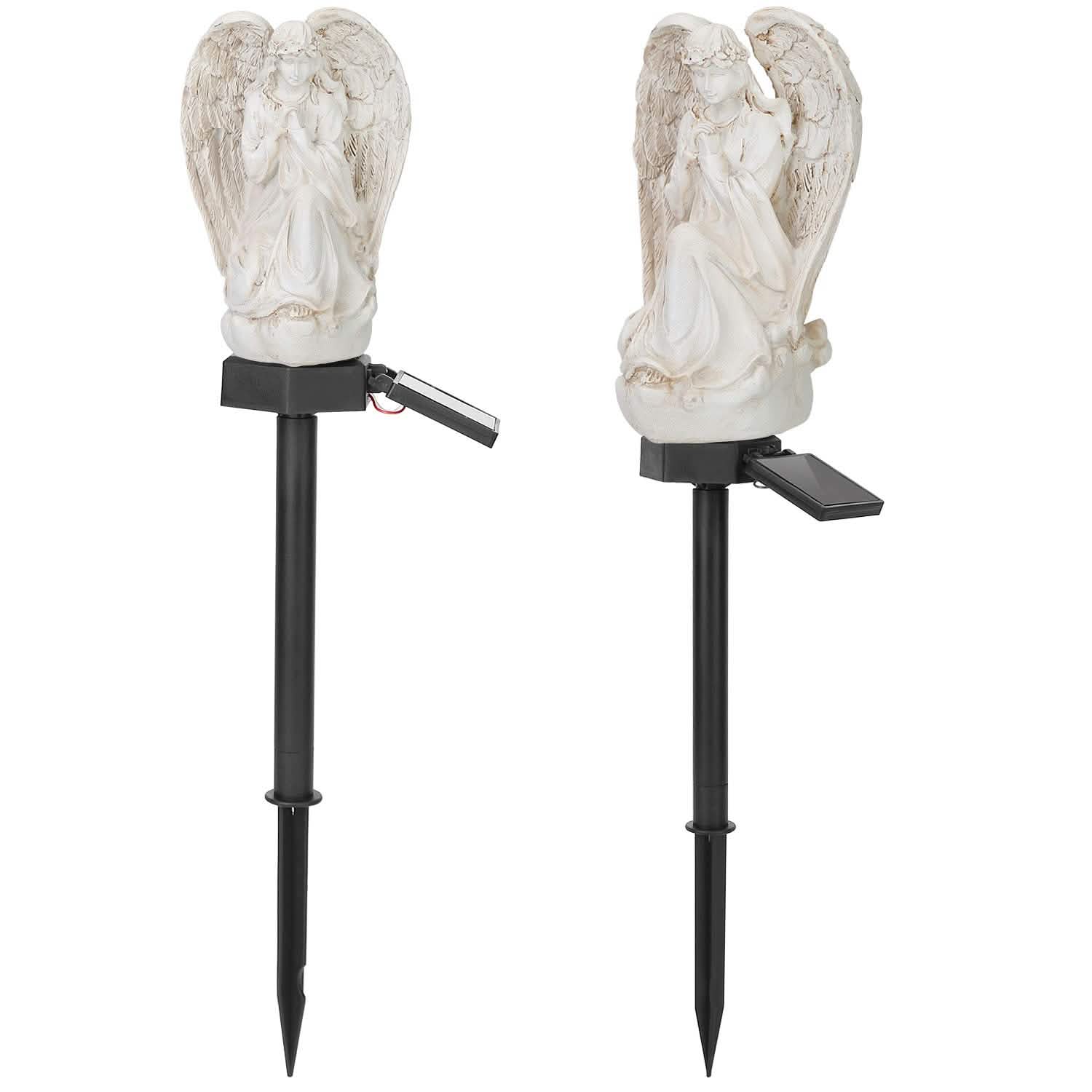 Solar Praying Angle Statue Garden Light DailySale