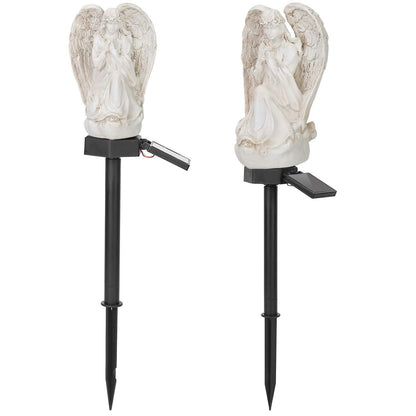 Solar Praying Angle Statue Garden Light DailySale