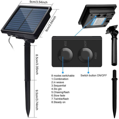 Solar Rope Lights 23m/75.5FT 200LED DailySale
