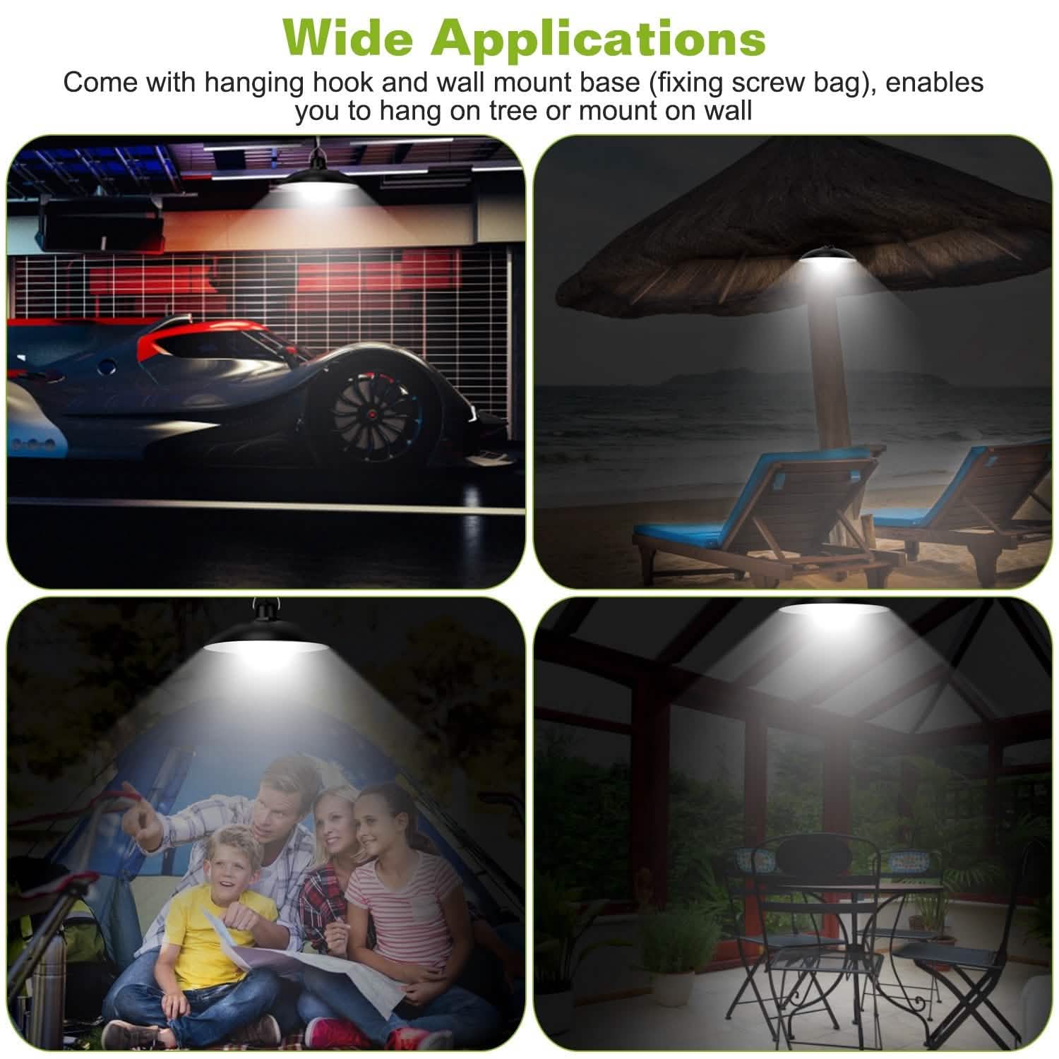 Solar Shed Light Sensor Hanging Lamp DailySale
