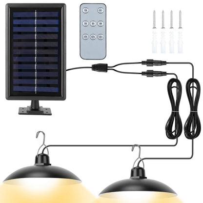Solar Shed Light Sensor Hanging Lamp DailySale