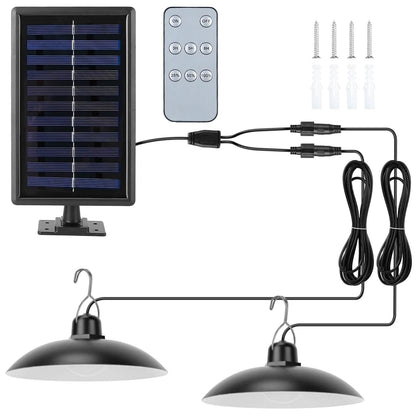 Solar Shed Light Sensor Hanging Lamp DailySale