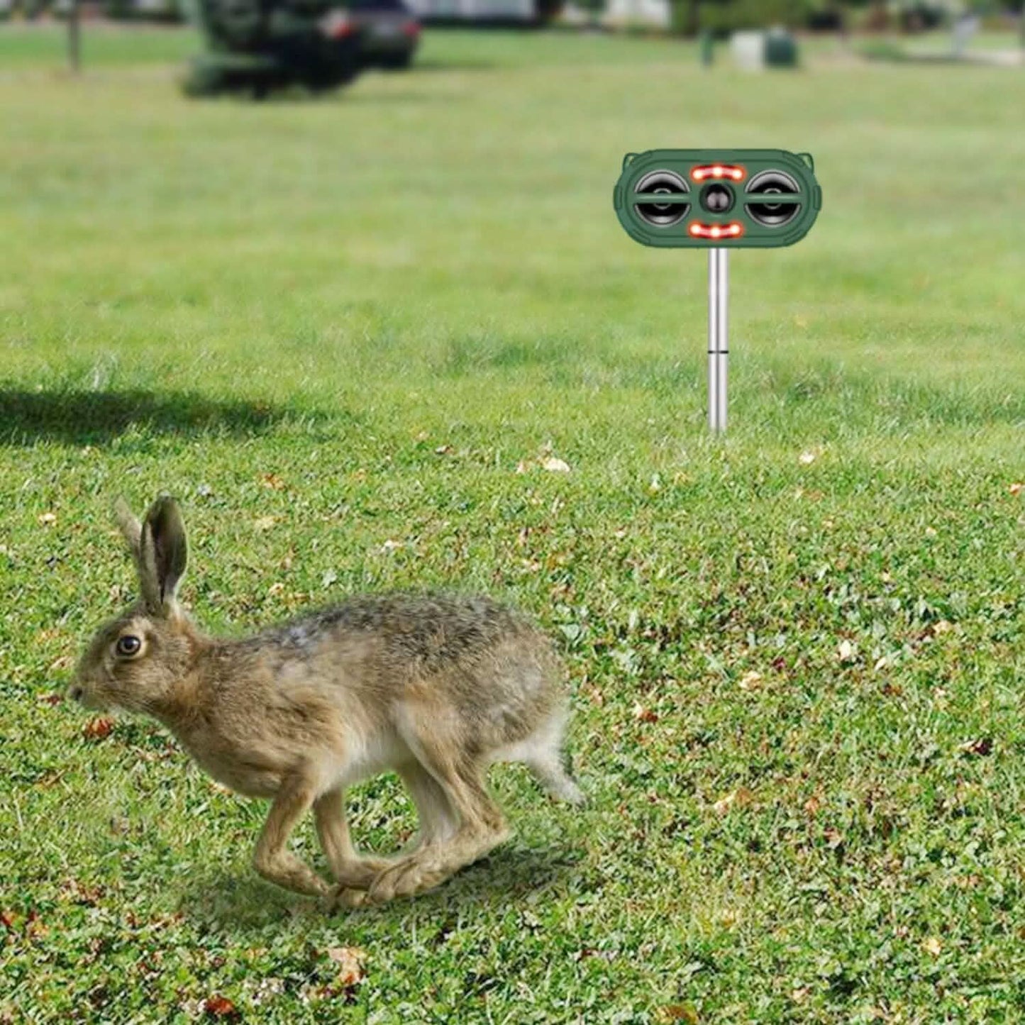 Solar Ultrasonic Animal Repeller Motion Sensor DailySale