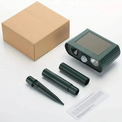Solar Ultrasonic Animal Repeller with Motion Detector DailySale