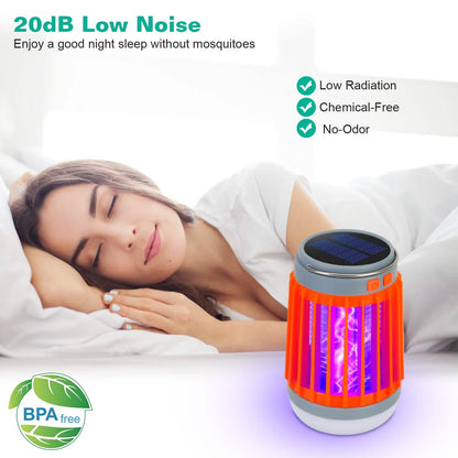 Solar USB Electric Bug Zapper with 5 Light Modes Hanging Hook DailySale