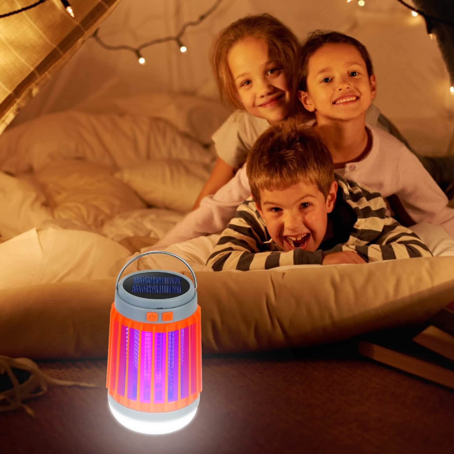 Solar USB Electric Bug Zapper with 5 Light Modes Hanging Hook DailySale