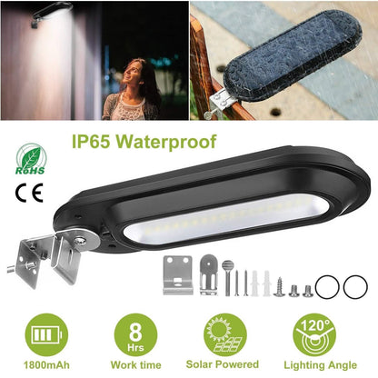 Solar Wall Light Outdoor 18 LED's Dusk to Dawn Fence Lamp DailySale