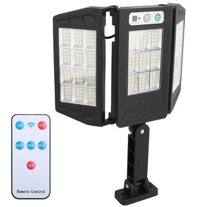 Solar Wall Light Outdoor Beads PIR Motion Sensor Remote Control Wireless Lamps DailySale