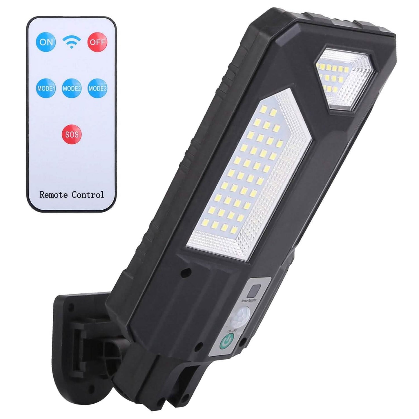 Solar Wall Light Outdoor Beads PIR Motion Sensor Remote Control Wireless Lamps DailySale