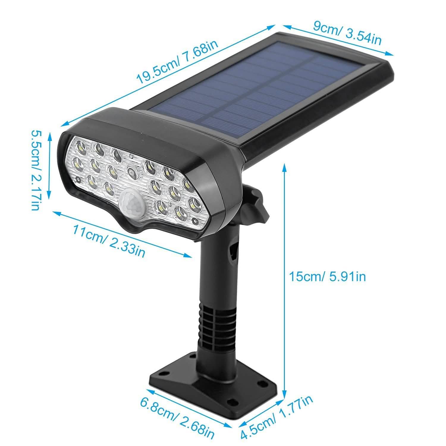 Solar Wall Light Outdoor Motion Sensor Light DailySale