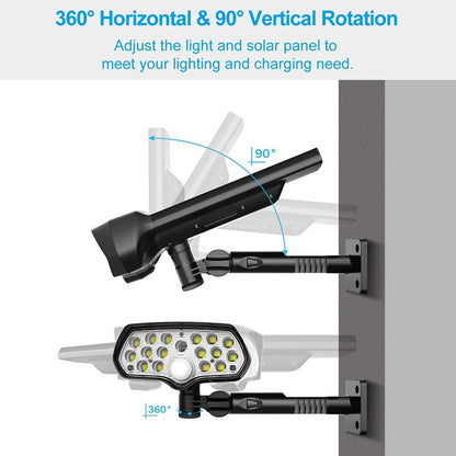 Solar Wall Light Outdoor Motion Sensor Light DailySale