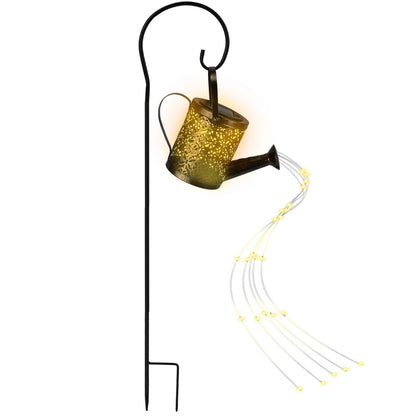 Solar Watering Can Powdered String Light Stake DailySale