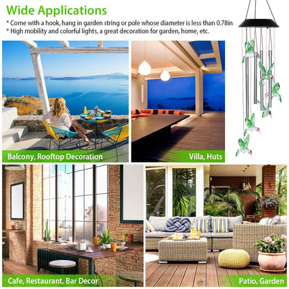 Solar Wind Chime Lights DailySale