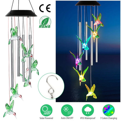 Solar Wind Chime Lights DailySale