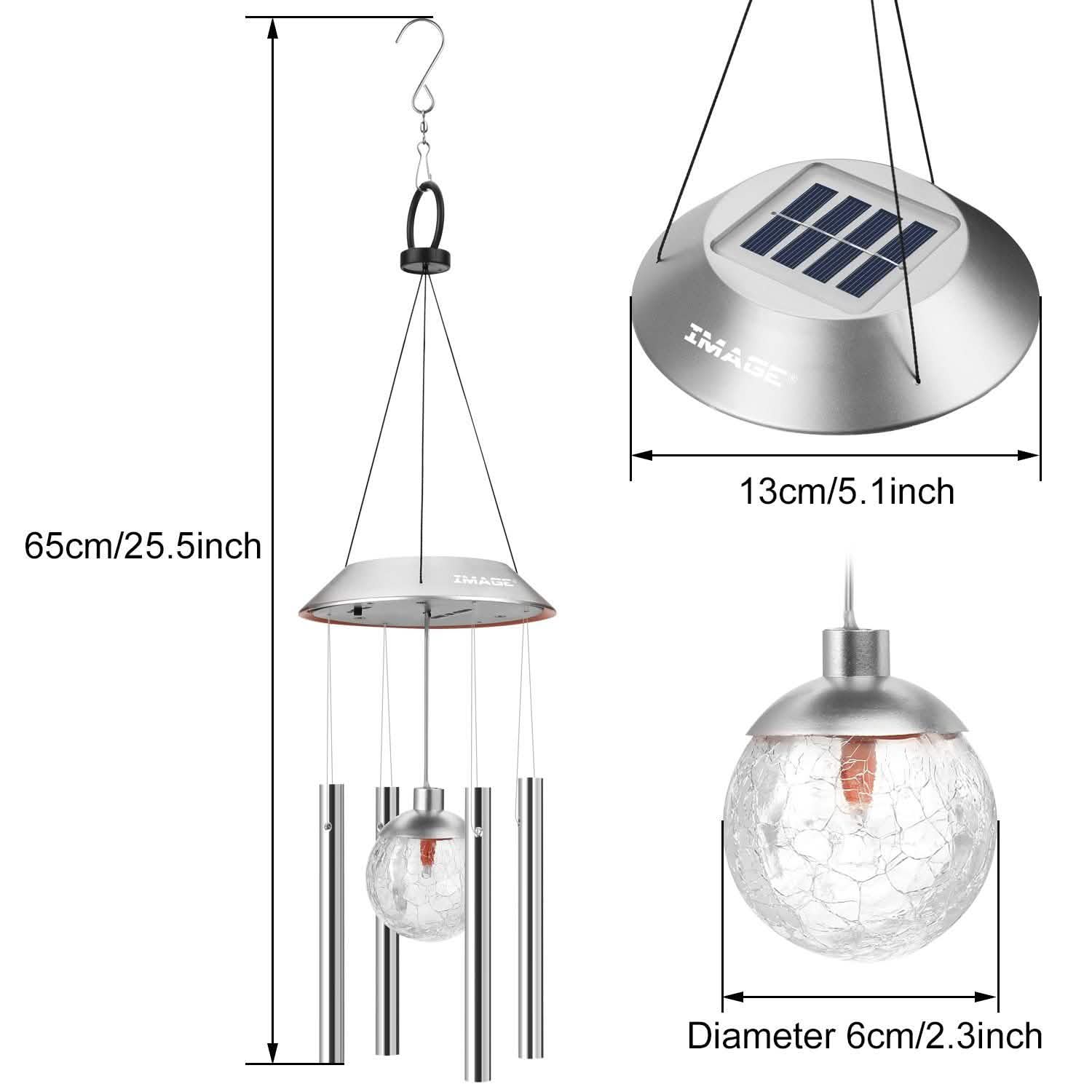 Solar Wind Chimes Color Changing LED Light DailySale