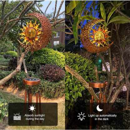 Solar Wind Chimes Garden Decorative Wind Chime Light DailySale